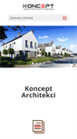 Mobile Screenshot of koncept-architekci.pl